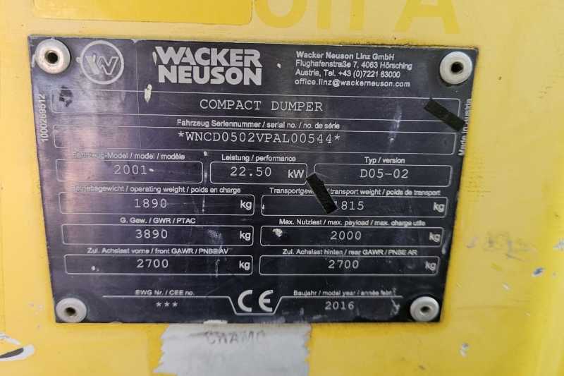 OmecoHub - Immagine WACKER NEUSON 2001